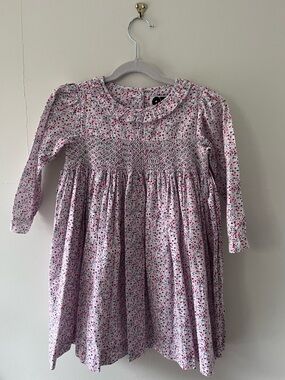 Question Everything | Smocked Dress | Size 3-4